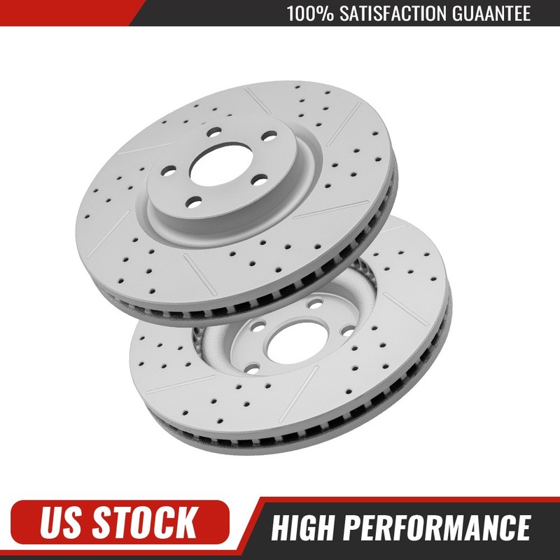 Front Brake Disc Rotors For Continental Edge 2015 – 2020 Ford SSV Plug-In Hybrid