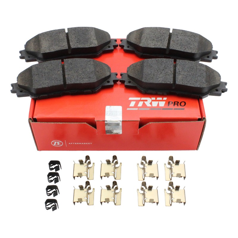 DuraGo Front Rotors TRW Pro Ceramic Disc Brake Pads Kit For Corolla Matrix xD gallery