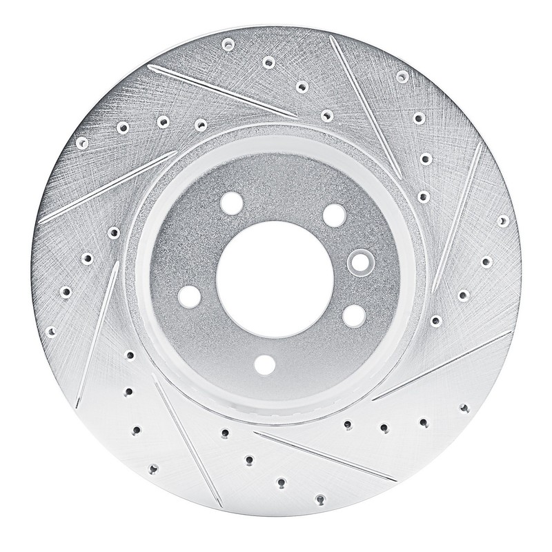 For Land Rover Discovery 21-23 Brake Rotor eLINE Drilled & Slotted 1-Piece Front
