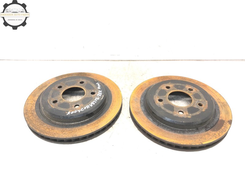 1997-2004 CORVETTE C5 RWD REAR BRAKE DISC ROTOR SET X2 OEM #NOTE