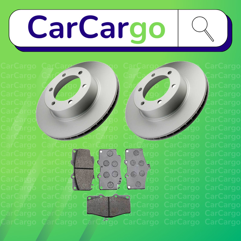 Front Brake Discs and Pads Toyota Hilux Surf 2.7 / 3.4 Petrol 1995-2009 319mm