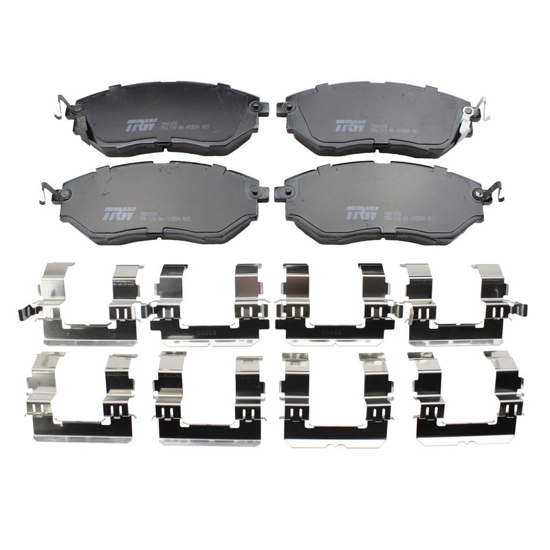 DuraGo Front Rotors TRW Pro Low-Metallic Disc Brake Pads Kit For Forester Legacy gallery