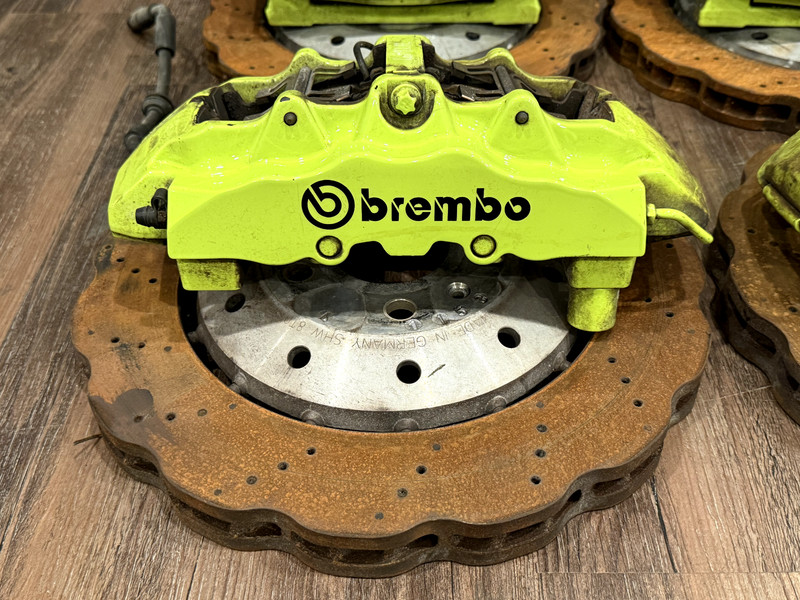 2014-15 AUDI R8 V10 FRONT REAR LEFT RIGHT ROTORS & CALIPERS SET OEM *READ!* gallery
