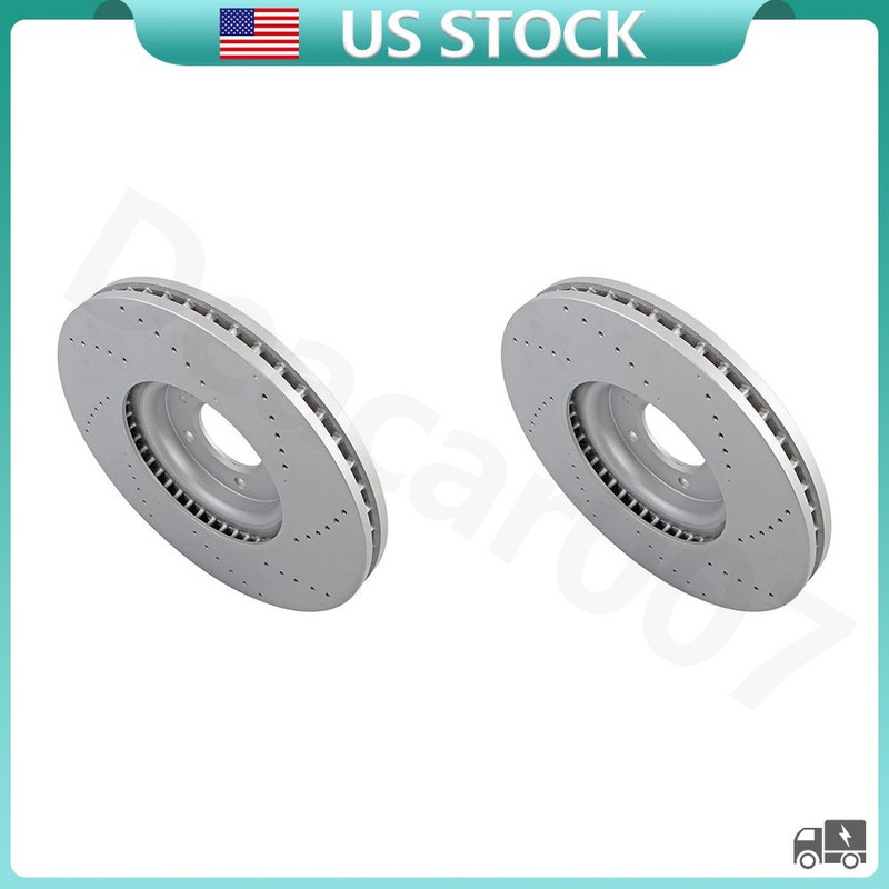 Front brake disc rotors New For 2019 2020 2021 2022 2023 2024 Mercedes G63 Amg gallery