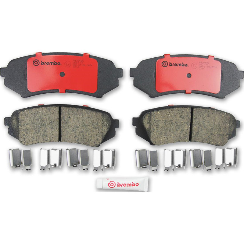 Brembo Rear Brake Kit Ceramic Pads Disc Rotors for LX470 Land Cruiser 1998-2007 gallery
