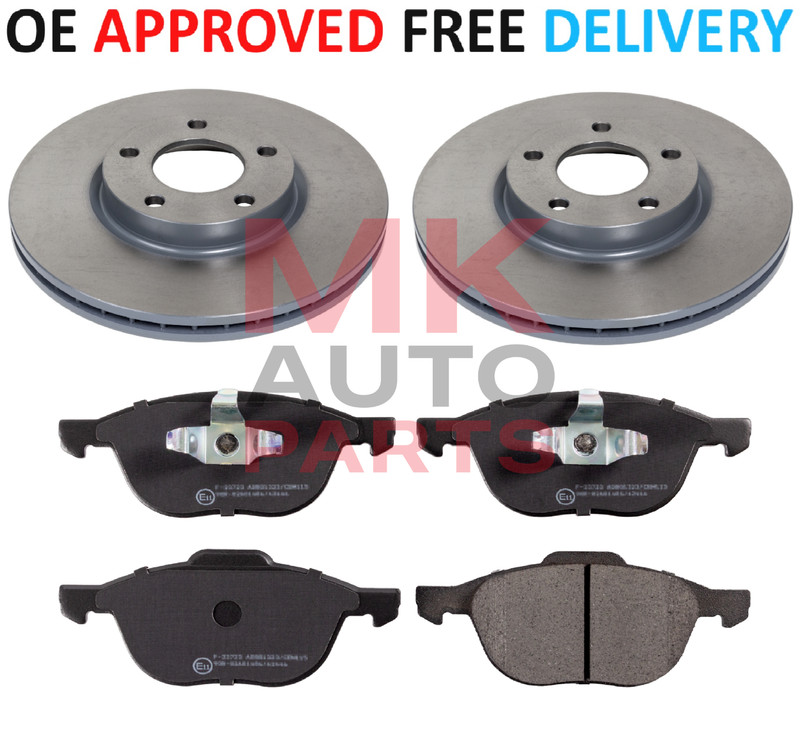 FOR MAZDA 5 1.8 2.0 PETROL DIESEL FRONT BRAKE DISCS AND PADS 2005 TO 2015