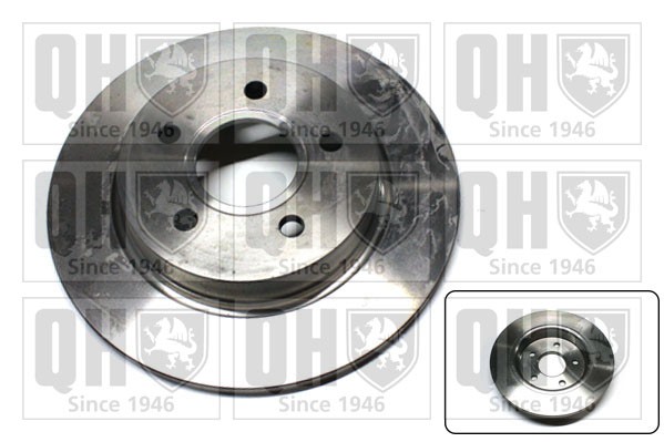2x Brake Discs Pair Solid Rear 271mm BDC6072 Quinton Hazell Set 1704765 1934070 gallery