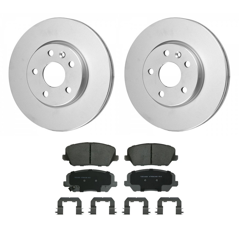 Bosch Front Rotors Wagner ThermoQuiet Ceramic Disc Brake Pads Kit For Kia Forte5