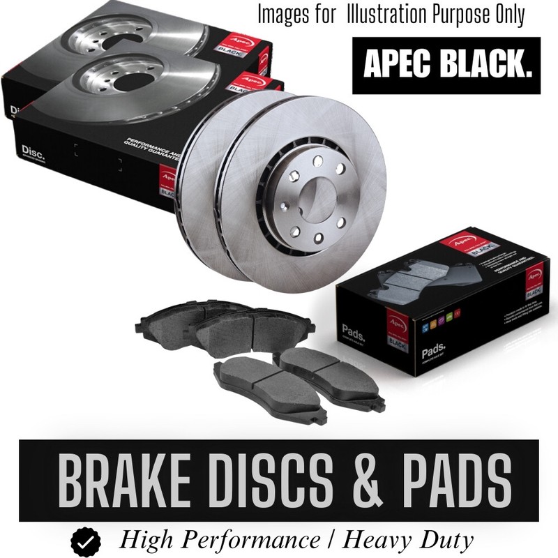 Brake Discs and Pads Set Front FOR SEAT EXEO 2.0 09->13 Petrol Performance