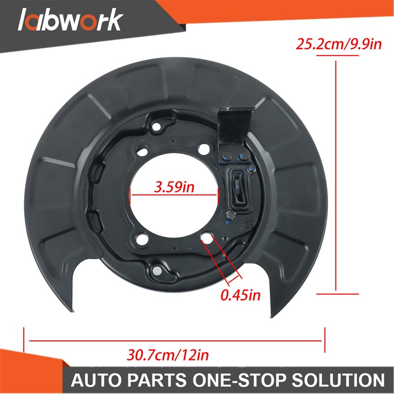 Labwork Brake Backing Plate Right For Hyundai Santa Fe 2007-2009 58270-2B000 gallery