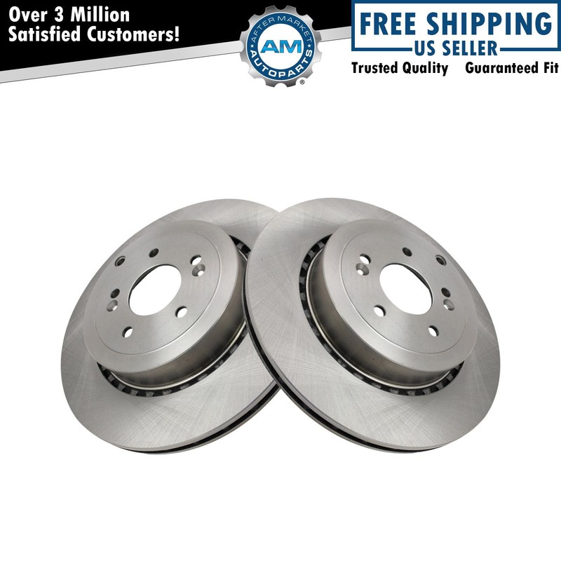 Rear Brake Rotors Set For 2019-2022 Genesis G70 2018-2022 Kia Stinger