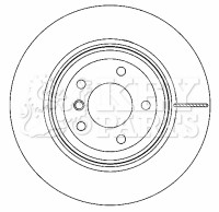 2x Brake Discs Pair Vented fits BMW X1 E84 3.0 Rear 09 to 11 N52B30A 336mm Set gallery