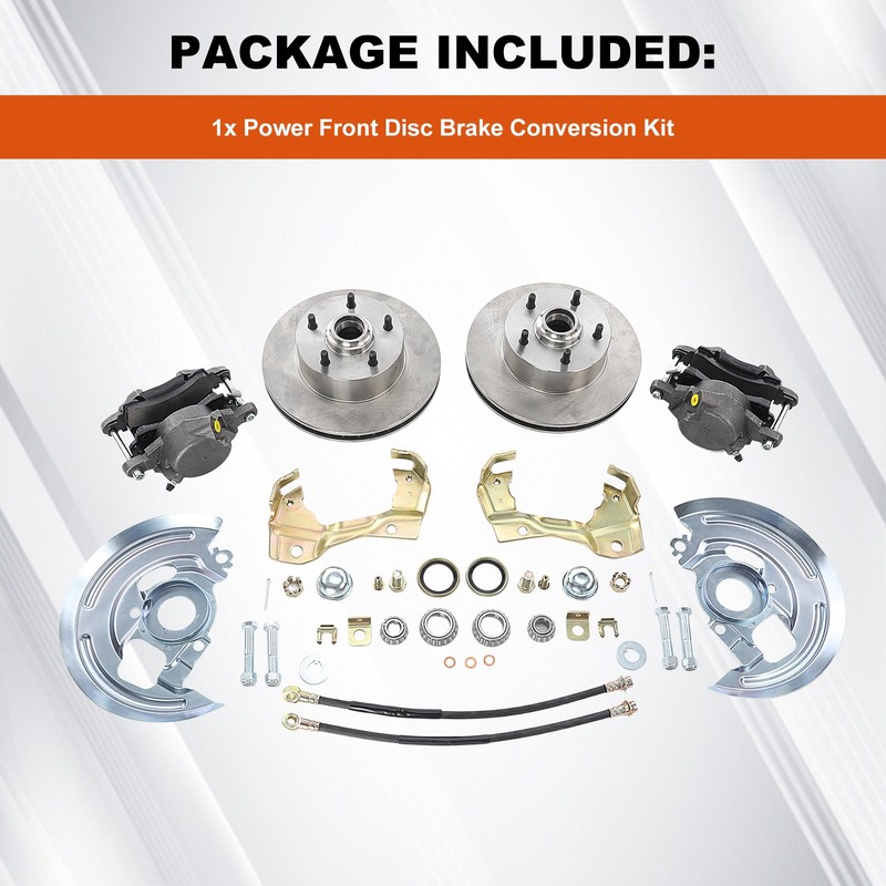 Front Disc Brake Conversion Kit for Deluxe Front Disc Brake Power Brake Booster gallery