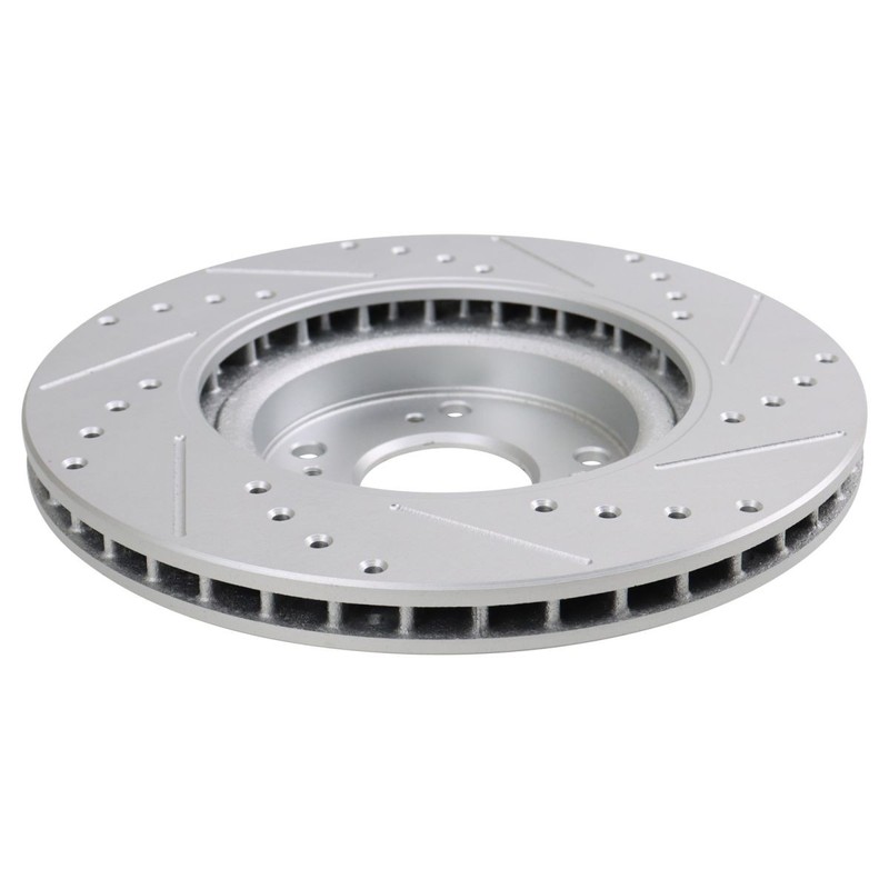 Performance Disc Brake Rotor Drilled & Slotted Front G-Coated Pair gallery