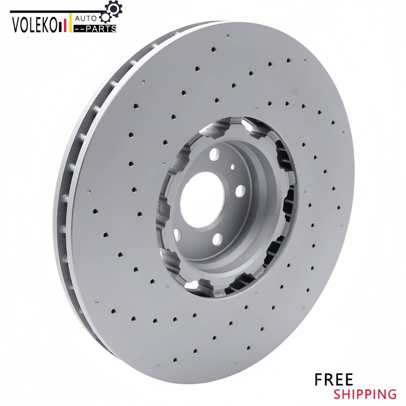 Front Disc Brake Rotor Set 4K0615301S for 2021-2024 Audi RS6 Avant RS7 Sportback gallery