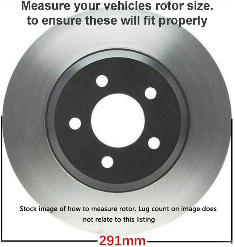 Rear Disc Brake Rotors for 2006-2008 2009 2010 2011 Buick Lucerne Cadillac DTS gallery