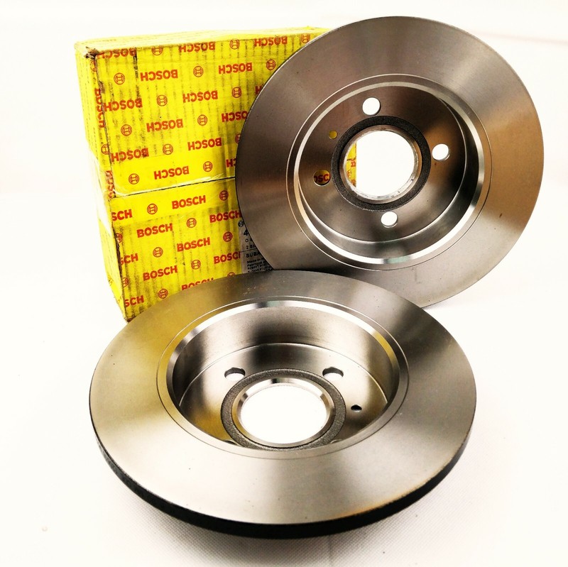 2X BOSCH 0986478636 Brake Disc Set Ø234Mm Front For MITSUBISHI Lancer, Colt IV