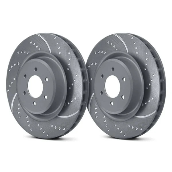 For Toyota Camry 02-09 Brake Rotors EBC 3GD Series Sport Dimpled & Slotted