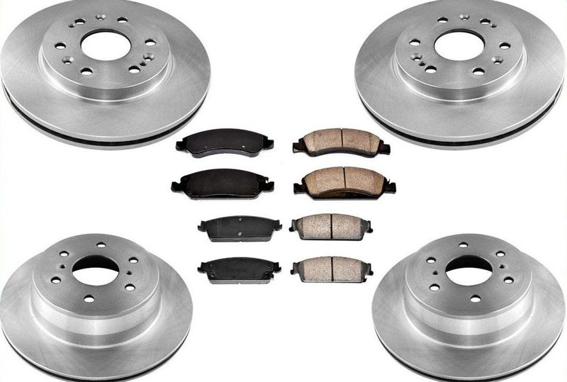 Front & Rear Rotors & Brake Pads For Chevrolet Tahoe 2009 2011 2012 2013 2014