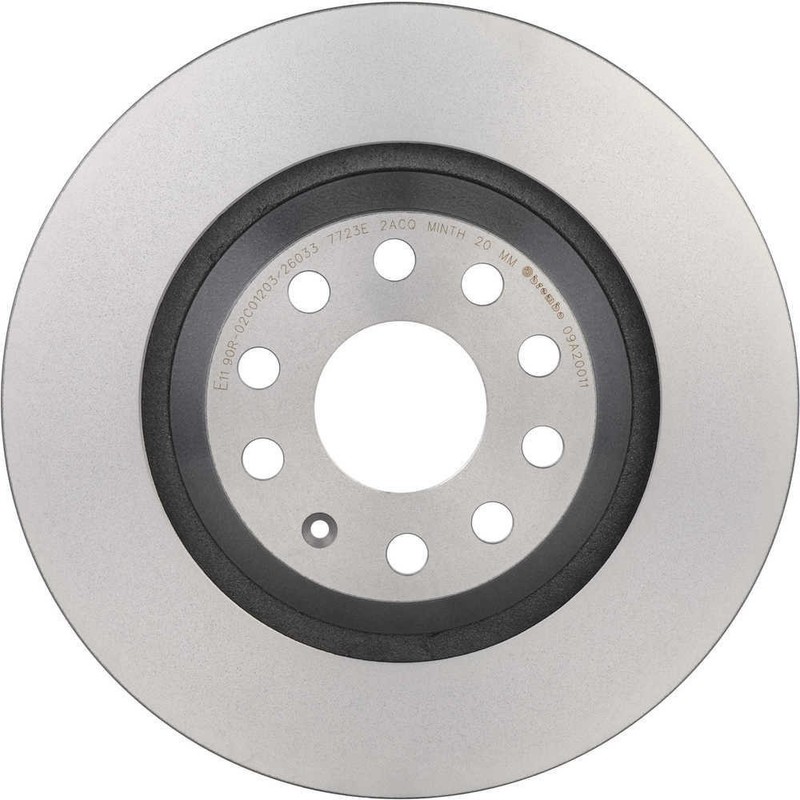 Disc Brake Rotor-Premium UV Coated OE Equivalent Rotor Brembo 09.A200.11