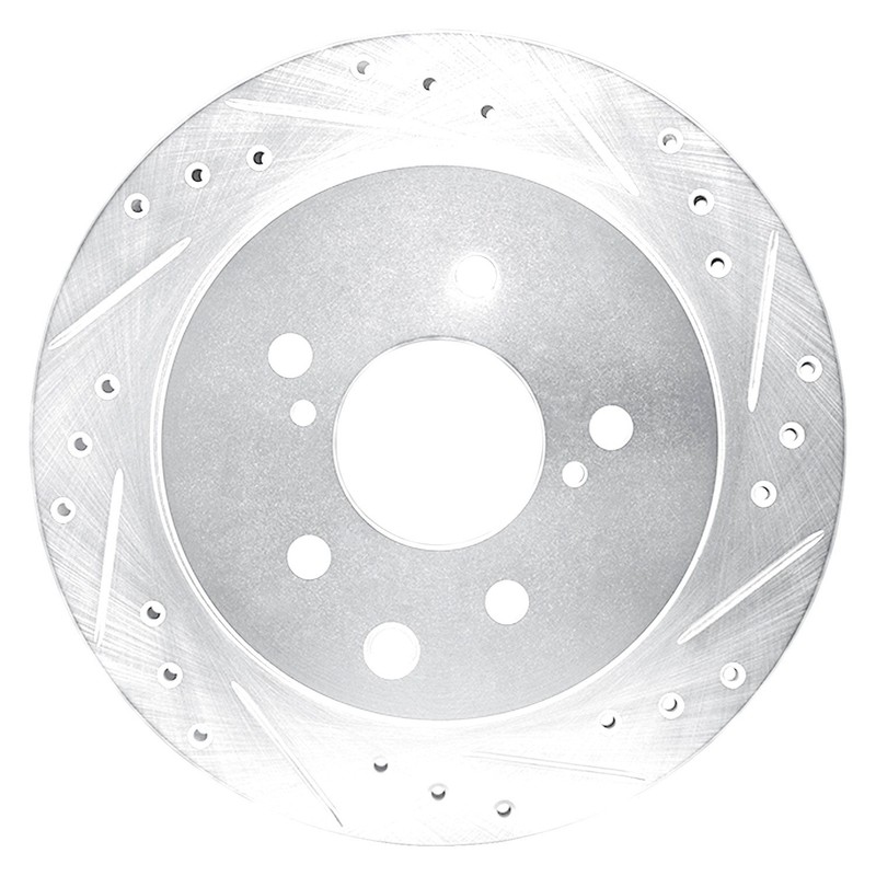 For Infiniti Q45 97-01 Brake Rotor DFC Premium Drilled & Slotted Rear Passenger