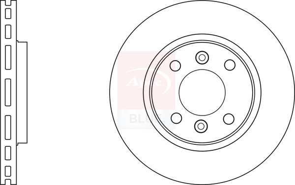 2x Brake Discs Pair Vented fits DACIA SANDERO Mk2 1.5D Front 2008 on 258mm Set gallery