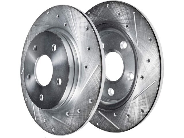 Detroit Axle 46VS28S Rear Brake Rotor Set Fits 2013-2022 Mazda CX5