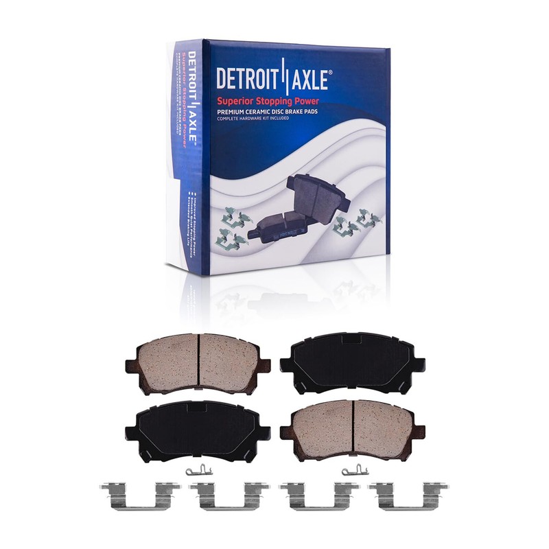 For 1996-2001 Subaru Legacy 2 PISTON 277mm Front Drilled Rotor Ceramic Brake Pad gallery