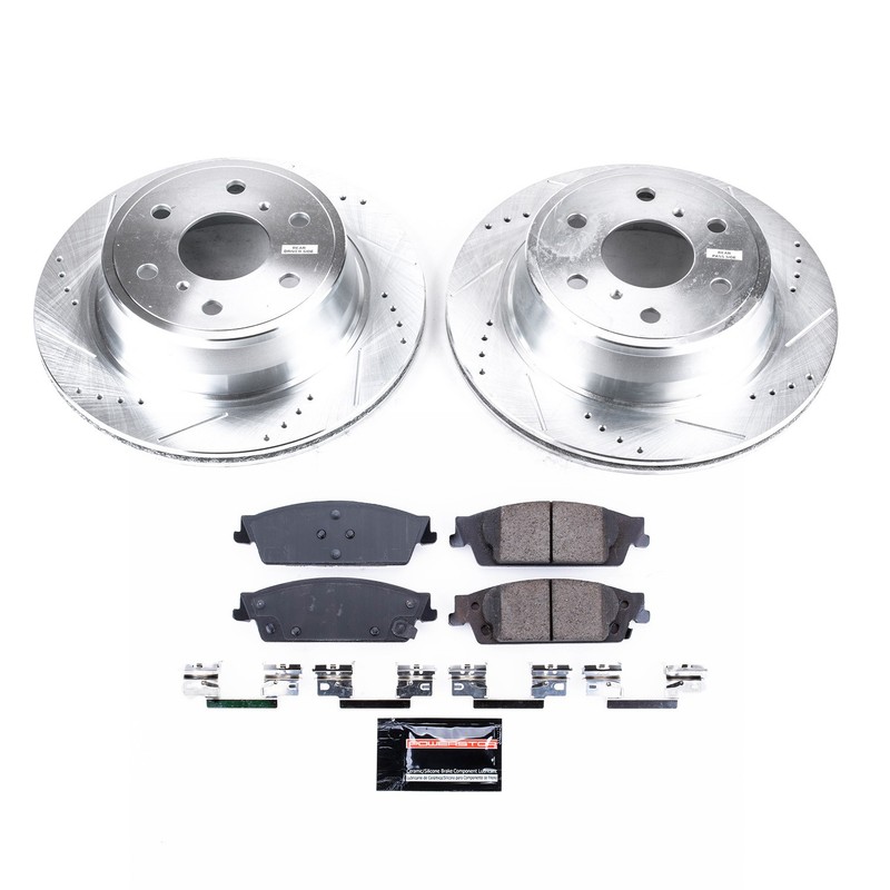 Power Stop for 15-19 Cadillac Escalade Rear Z23 Evolution Sport Brake Kit