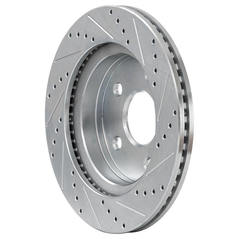 6-Lug Front & Rear Drilled Slotted Rotors Brake Pads for 2012 2013-20 Ford F-150 gallery