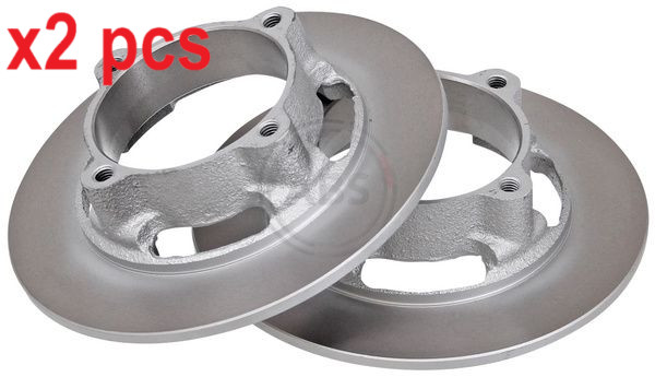 X2 PCS L&R SIDES BRAKE DISC 18201
