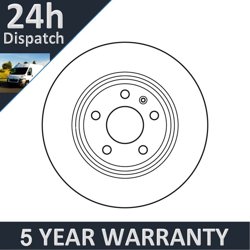Fits Audi A4 2007-15 A5 2007-17 A6 2010-2018 Q5 2008-2017 PV Rear 2x Brake Discs