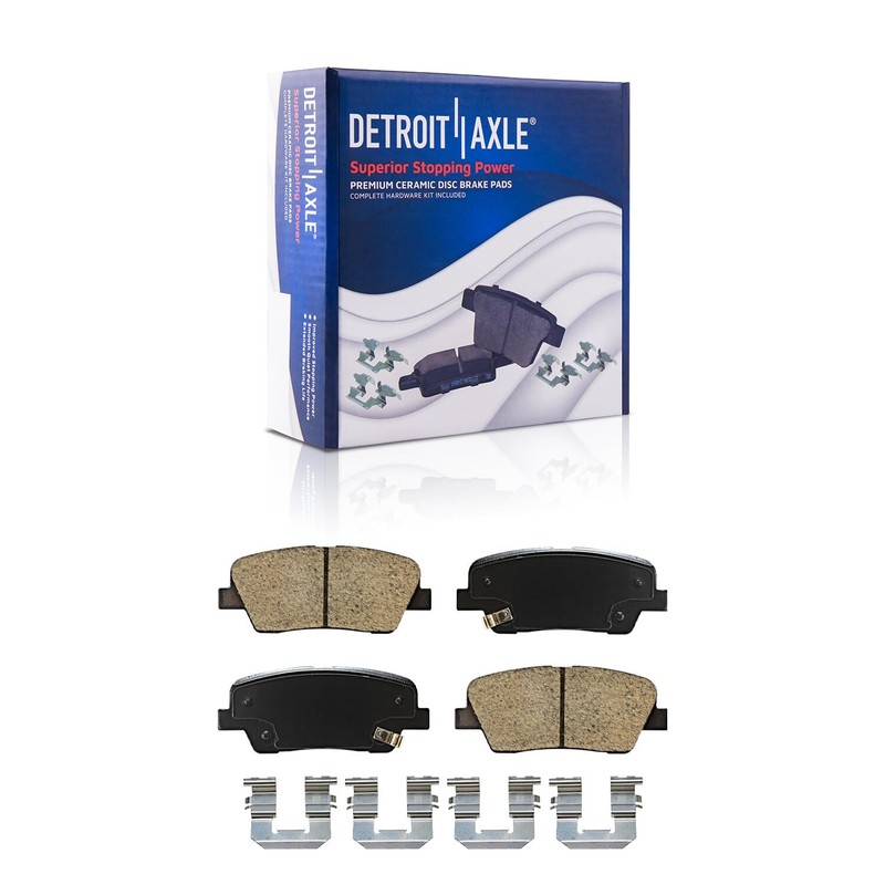 6 Lug Front and Rear Disc Rotors Ceramic Pads for Kia Sedona Hyundai Entourage gallery