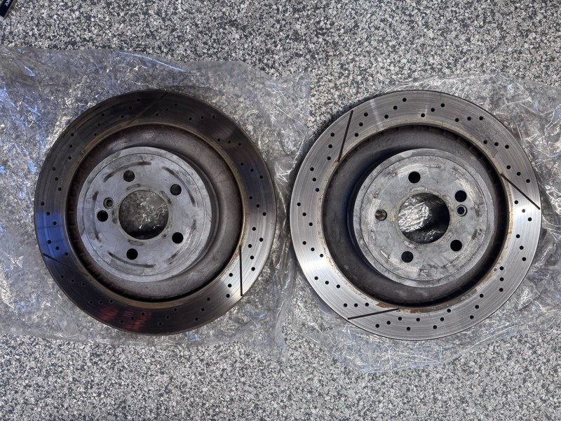 W212 E63 Pair Zimmerman Rear Rotors Rear Disc Brake