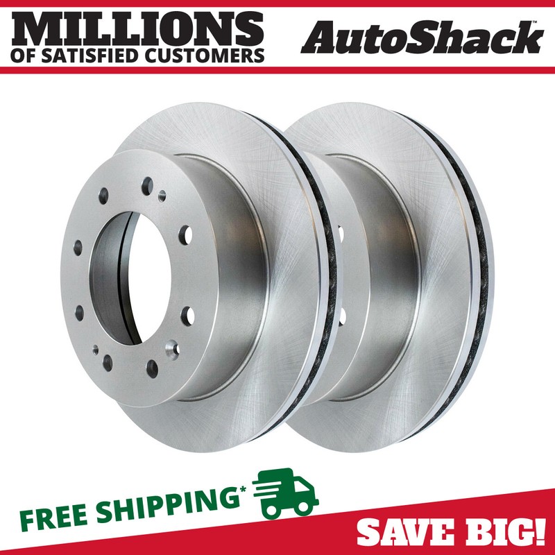 Front Brake Rotors Pair 2 for Chevy Silverado 2500 HD 2022 GMC Sierra 2500 HD V8