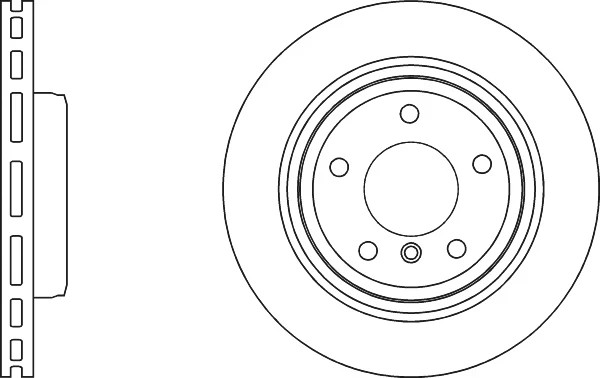 FOR BMW 316D F31 2.0D 12 TO 19 REAR VENTED BRAKE DISCS AND PADS SET 300 MM gallery