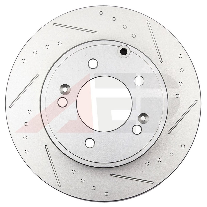 4X Front & Rear Drilled Slot Brake Discs Rotors Kit For Hyundai Sonata 2006-2014 gallery