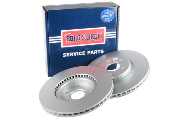 2x Brake Discs Pair Vented fits VOLVO V40 52 1.5 Front 15 to 19 320mm Set B&B gallery