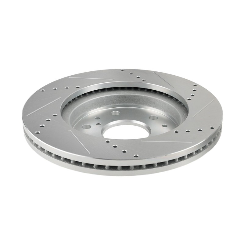 Front Drilled & Slotted Brake Rotor Set for Chevrolet Silverado 1500 LD 2019 gallery