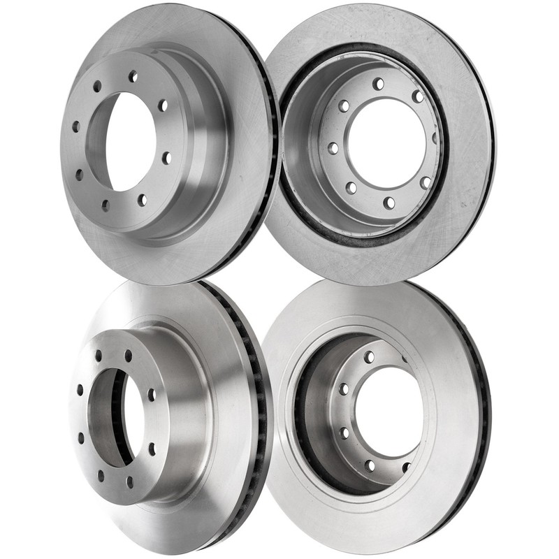Front and Rear Disc Brake Rotors For 2012-2020 Nissan NV2500 NV1500