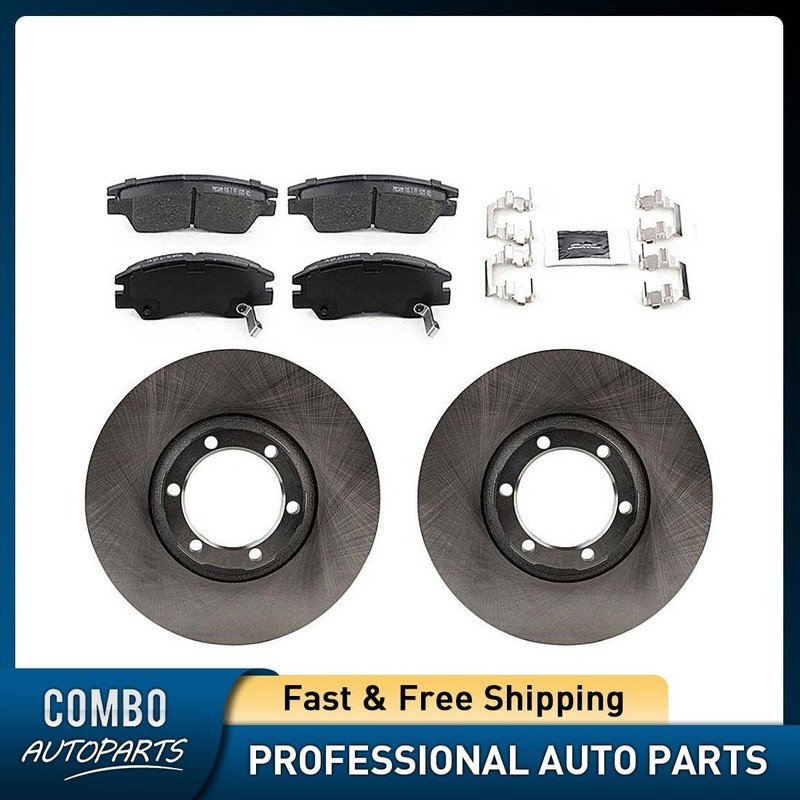 For Dodge Ram 50 1986-1993 Front Disc Brake Pad Set Disc Brake Rotor