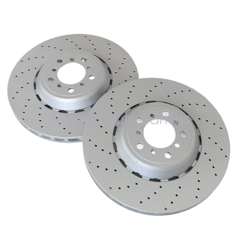 2PCS Front Pair of Brake Discs Rotor Fits For BMW M4 M3 M2 34112284809 US gallery