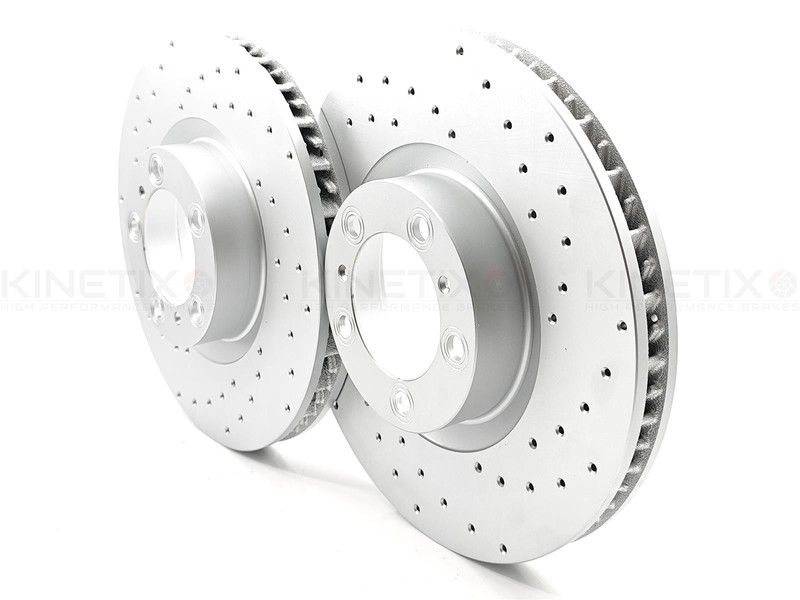 FOR PORSCHE PANAMERA 4.0 Turbo S CROSS DRILLED FRONT REAR BRAKE DISCS FR/RR gallery