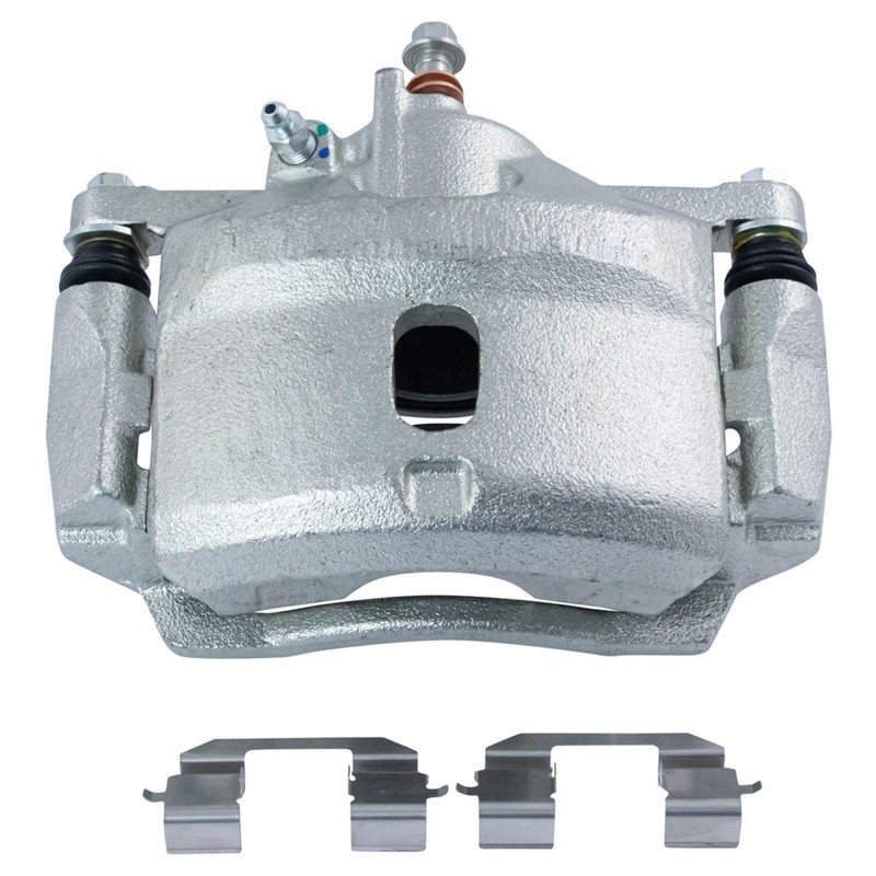 TRQ Front Brake Calipers Ceramic Pads & Rotors Fits 2006-2011 Honda Civic gallery