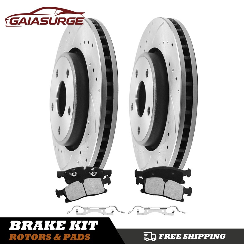 Front Disc Brake Rotors Pads for Jeep Grand Cherokee 2012 -2020 Dodge Durango