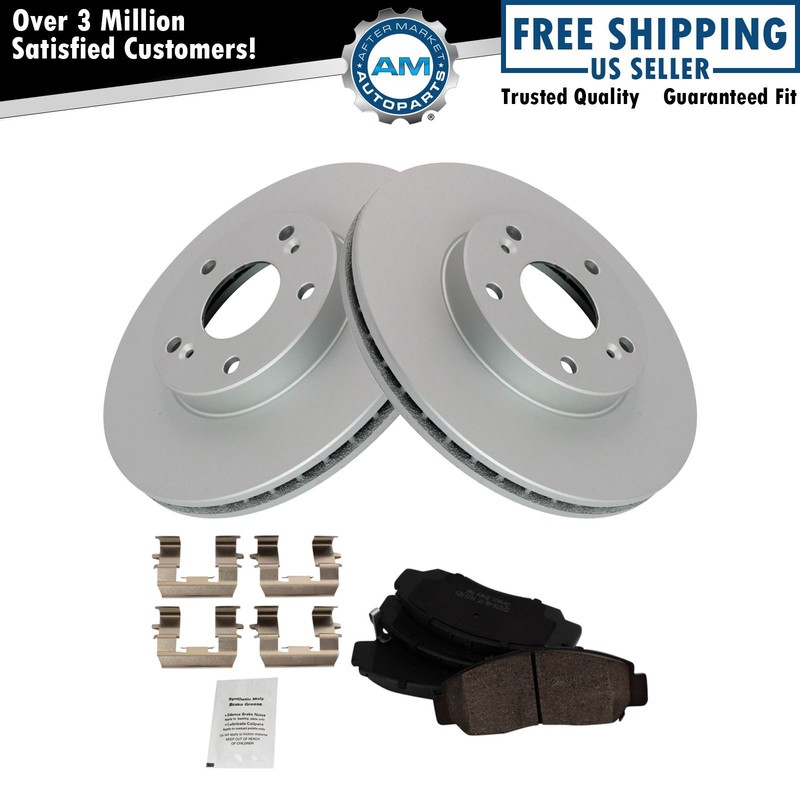 Front Brake Pad & Rotor Kit Fits 2003-2007 Honda Accord 2006-2010 Civic
