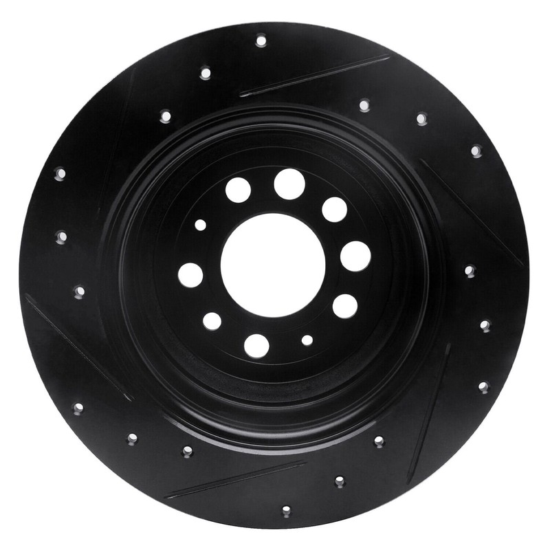 For Volvo 1800 72 Brake Rotor eLINE Drilled & Slotted 1-Piece Rear Passenger gallery
