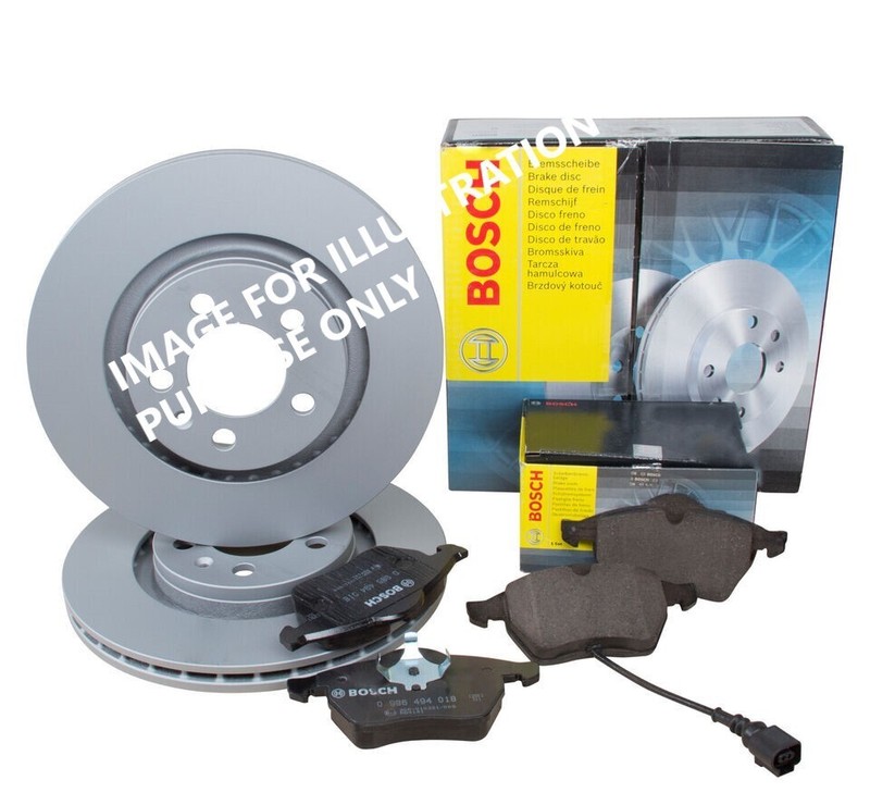 Bosch Front Brake Discs And Brake Pads Set 257,7 mm Internally Vented