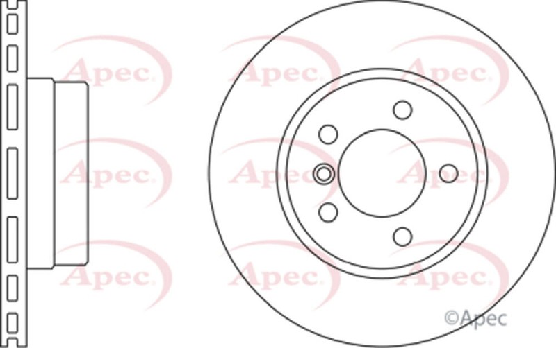 Fits BMW 5 Series 2003-2010 2.0 D 2.5 3.0 Brake Disc Front Howen #1 34116756745 gallery