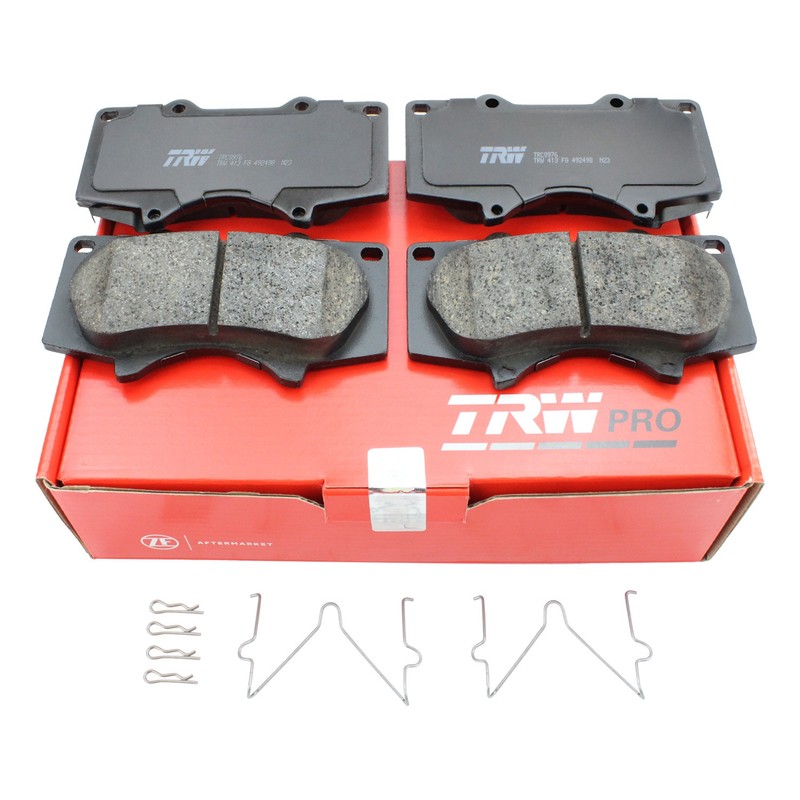 DuraGo Front Rotors and TRW Pro Ceramic Disc Brake Pads Kit For 4Runner GX460 gallery